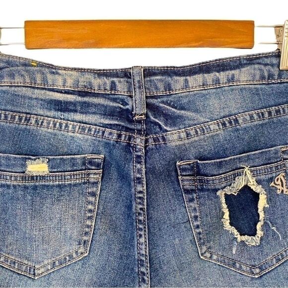 VIP Jeans Distressed Medium Wash Women's Size 5/6 - Picture 8 of 10